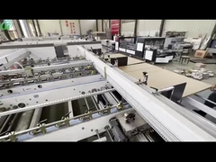 Automatische opvouwbare lijmmachine voor twee stukken