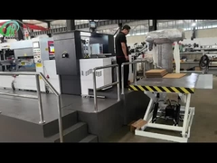 Semi-Auto 1060 gegolfde karton die cutting machine platen punching creasing embossing