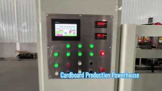 Bekijk: Dubbelzijdige vitrine voor golfkartonproductielijn met boogvormige kookplaat