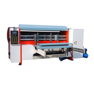 Kwaliteit  Automatic Rotary Die Cutting Machine with Lead Edge Auto Feeder for 1400x2400mm Corrugated Carton Die Cutter Fabriek