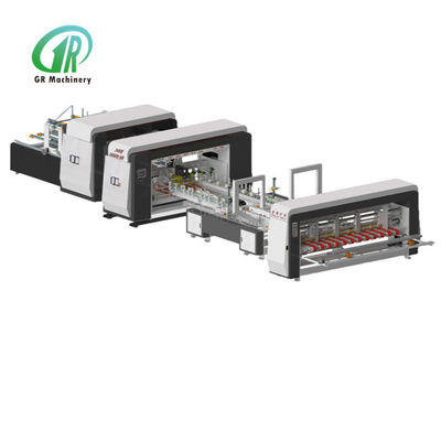 kwaliteit  Automatic Folder Gluer Stitcher 2600 Model PLC Servo Control Fabriek