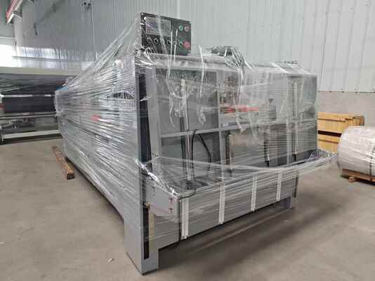 kwaliteit  Semi Automatic Computerised Slotter Flexo Folder Gluer with 60pcs/min Speed and 50-70mm Wall Thickness Fabriek