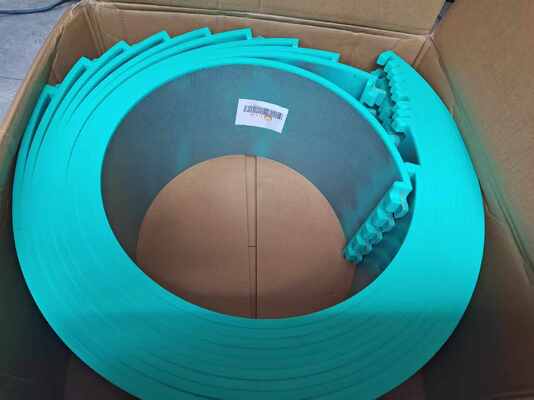 kwaliteit  Heat Wear Resistant Polyurethane PU Anvil Cover with Minimal Die-Cutting Pressure and Inner Steel Plate Structure for Rotary Die Cut Fabriek