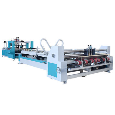 Kwaliteit  2200 5 Layer Corrugated Carton Folder Gluer Machine with Automatic Dispensing Coating Carton Box Gluing Machine Fabriek