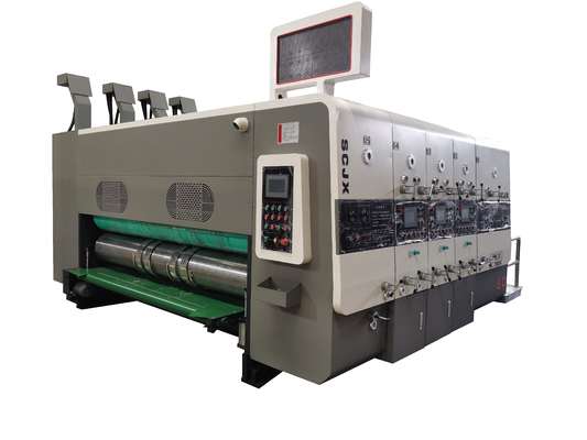 Hoge snelheidsflexo Golfdocument Drukmachine voor plooiing