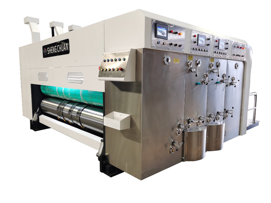 Van de het Kartondoos van Hdflexo van de de Matrijzensnijmachine Flexographic Machine