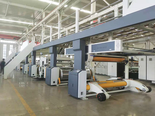 3 lagen de volledig Automatische van de Golfkartonproductielijn Hoge snelheids
