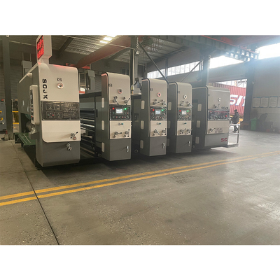 220v 2800mm Modelflexo printing slotting-Matrijzensnijmachine Drie Kleureninkt
