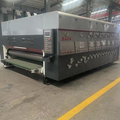 Flexo Folder Gluer Casemaker met 50-70 mm wanddikte, ± 0,5 mm drukprecisie en Flexo Box Glue System
