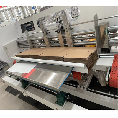 De Automatische Omslag Gluer van de kartondoos 1000mm het Vacuümzuiging Voeden