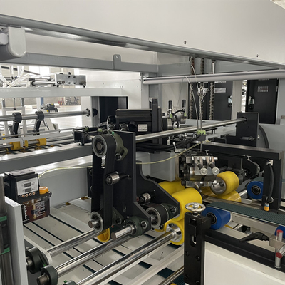 Automatische Omslag Gluer Stitcher 2600 Modelplc Servobesturing