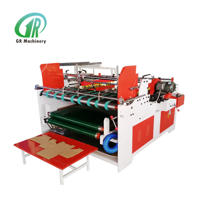 Semi Automatische Flexo-Kleurrijke het Vakje van Omslaggluer Enige Pagina 2000mm 3.2kw