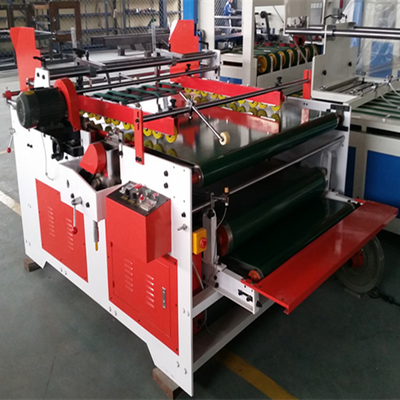 Semi Automatische Flexo-Kleurrijke het Vakje van Omslaggluer Enige Pagina 2000mm 3.2kw