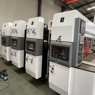 ISO-PLC de controle plooide de Drukmachine van Kartonflexo met het Inlassen van Matrijzen Scherpe Stapelaar