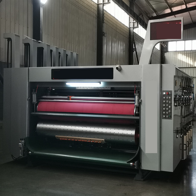 Hoge snelheid het Golf van de de Drukmachine van Kartonflexo Plateren van Chrome
