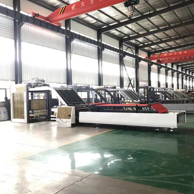6mm Max Thickness Flute Laminating Machine met Speed Up aan 100pcs/Min