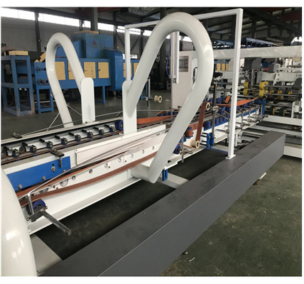 Hoog snelheid volledig automatische gegolfde doos naaimachine voor papierplaten