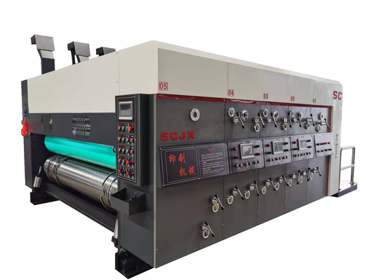 900x2000 de Drukmachine van Flexo van het inktkarton het Golfkarton Inlassen