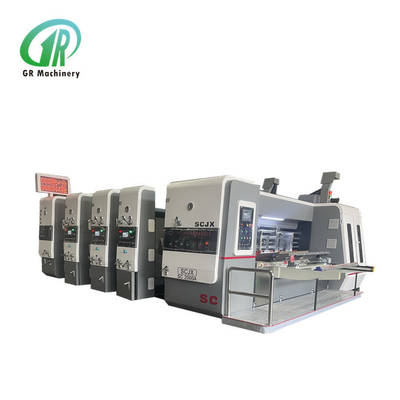 Flexo Golfkartondruk en het Inlassen van de Printer van het Machine Golfkarton