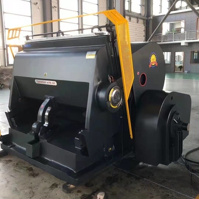 De Hand het Vouwen 1500 en Matrijzensnijder van de Snijmachinematrijs voor het Handboek van de de Matrijzensnijmachine van het Leerkarton