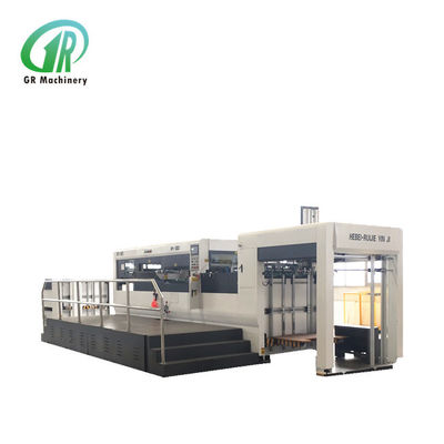 PLC Hydraulische Automatische Golfkarton Stansmachine met Rillen en Stansen met 5000 stuks/uur voor Golfkarton Stansmachine