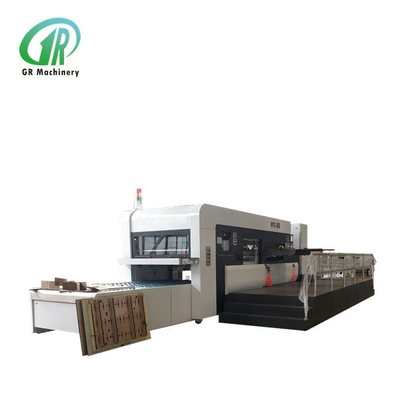 Flatbed Matrijzenknipsel en het Vouwen van Machine voor Golfkartonpp Blad