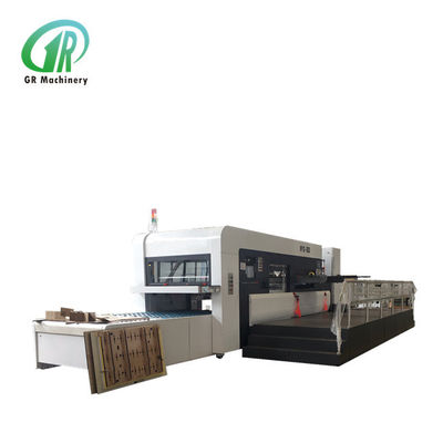 Flatbed Matrijzenknipsel en het Vouwen van Machine voor Golfkartonpp Blad