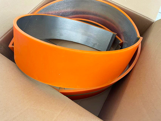Van het de Besnoeiingsaambeeld van de polyurethaan Materiële Oranje Roterende Matrijs de Dekkings Antikrassen