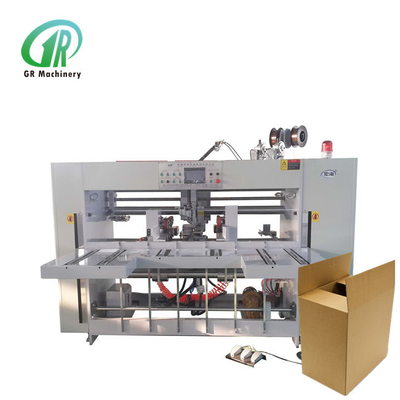 PLC de Automatische Stikkende Machine van de Kartondoos met Dubbele Servomotor