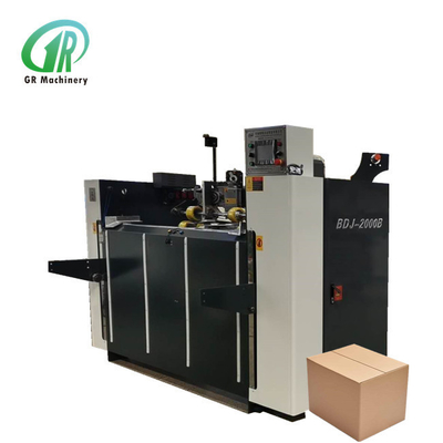 De Doos die van het hoge snelheids6hp Karton tot Zaken maken Automatische Karton het Maken Machine