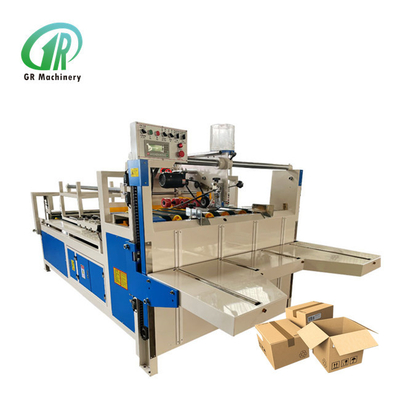 Semi Automatische Omslag Gluer 400mm de Druk van Min.Size 2mm Min.Thickness 0.6Mpa Max.Gluing