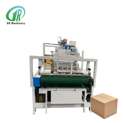 PLC Semi Automatische Omslag Gluer 2mm Min Paper Thickness