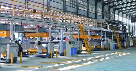 Volledig automatische productielijn voor 3/5-lagig gegolfd papier