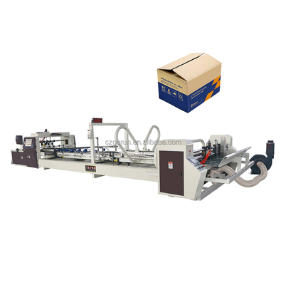 Golfkartondoos die Automatisch Karton vormen die Lijmend Machine Hoge Precisie vouwen