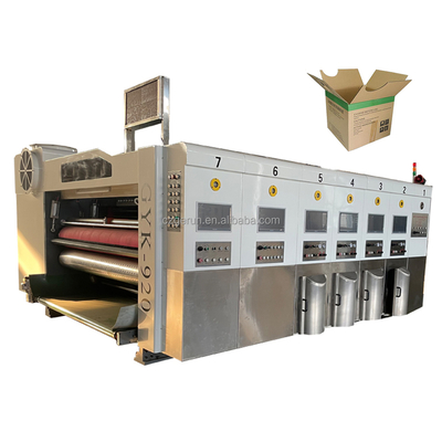 G6.3 de Drukmachine van Flexo van het Hoge Precisiekarton met de Hardheid van de de Drukcilinder van Hrc 50-55
