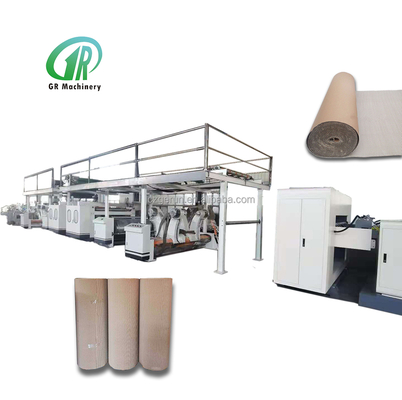 WJ-300-2500-II Type kartonnen doos Productielijn Vijf lagen gegolfde rol