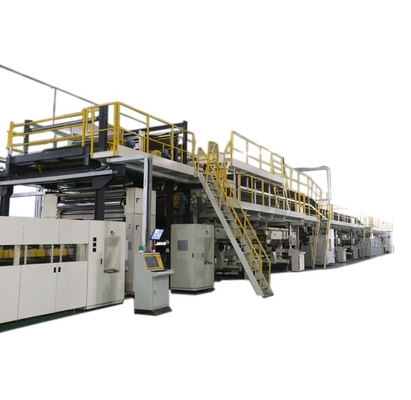 Gegolfde hoge snelheid 200 m / min kartonnen productielijn 1800 mm breed