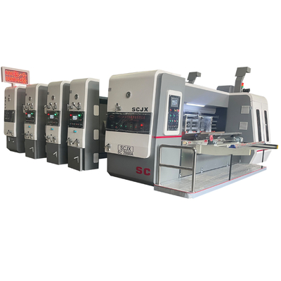 1-6 kleuren Golfkarton Flexo Drukmachine Plaat Cilinderdiameter φ300-φ530mm