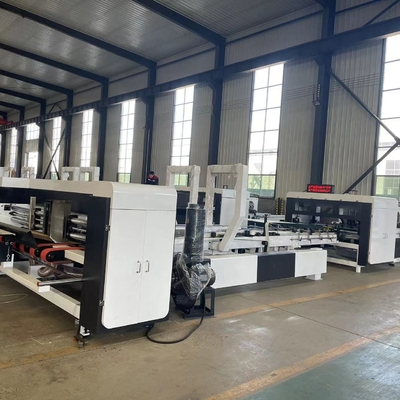 De geautomatiseerde Omslag Gluer van het Hoge snelheids Automatische Golfkarton en Stitcher-Machine