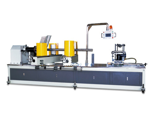 Tz-100 Vierkop Cnc papierbuis maken machine enkel mes