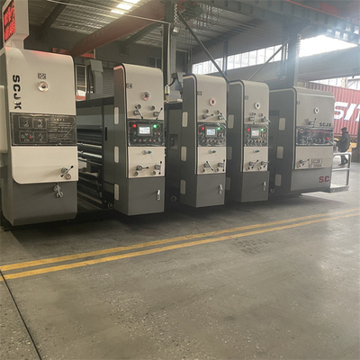 Hoogprecisie gegolfde kartonflexodrukmachine met drukcilinders