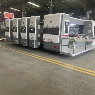 Flexo-drukken, sleuven en stansen machine voor kartonnen dozen