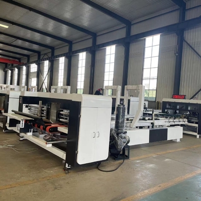 Jumbo-grootte gegolfde plaat automatische folder gluurmachine gehele computer aanpassen