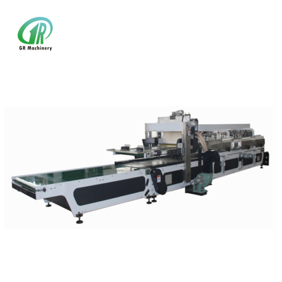 Automatische verdelingsassembler na gegolfde karton die snijmachine