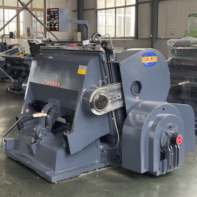 Handmatig gegalvaniseerd karton die cutting and creasing machine met vier beveiliging delen
