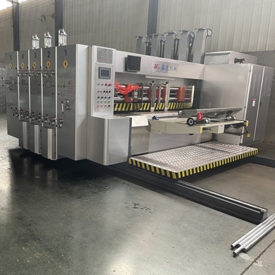 High Speed Lead Edge Feeder Automatische Flexo Printer Slotter Die Cutter gegolfde kartonnen doos