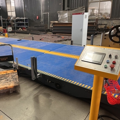 Modulaire bandenconveyor voor golfkartonproductielijn PP PE POM Blauw