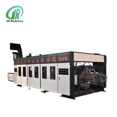 FFG Flexo Printing Folding Gluer Case Making Machine Mesh Hole Grote lijmwiel systeem