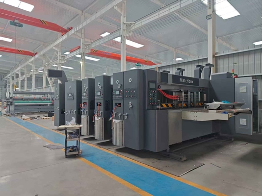 Robuuste Duurzame Karton Flexo Printing Slotting Die Cutting Machine