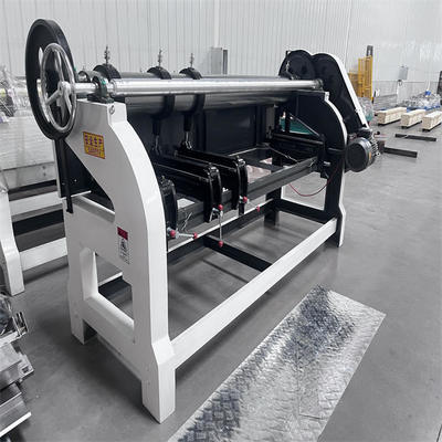 1 set gegolfde roterende sluitermachine voor glad en nauwkeurig hoeksnijden